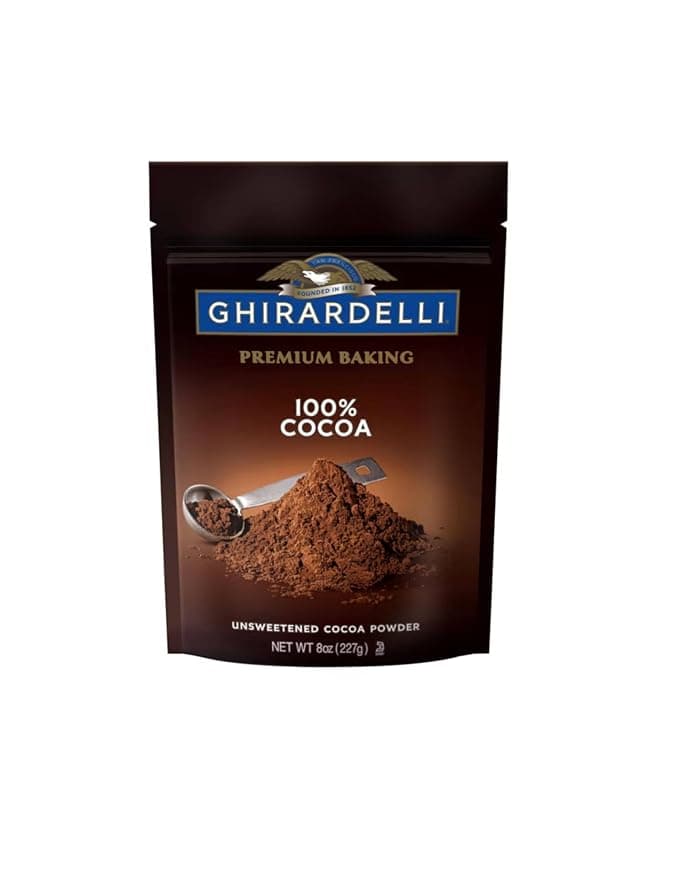 Ghirardelli, Premium Baking Cocoa, 8 oz (227 g)(pack of 2) : Grocery & Gourmet Food
